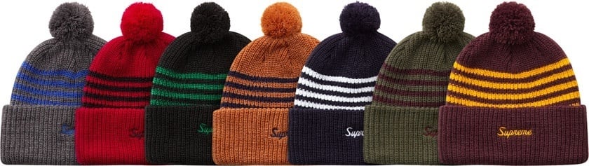 Striped Loose Gauge Beanie